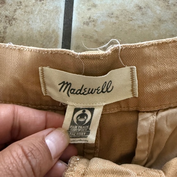 Madewell 90s Straight Cargo Pants Tan Khaki Womens Size 30 - Picture 8 of 11